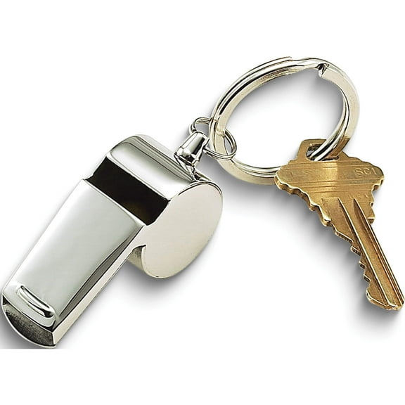 Fashion Stainless Steel Coach Whistle Key Ring Made In China gm4213