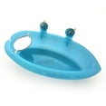 thumbnail image 4 of ZORVEX Bird Bath Tub Bowl Basin Hanging Birdbath Toy Pet Parrot Budgie Parakeet Cockatiel Cage Water Shower Food Feeder With Mirror Pet Supplies, 4 of 6