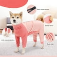 thumbnail image 3 of Dog Surgery Suit Female Spay Recovery Suit Long Sleeve Dog Surgical Gown Onesie Medical Recovery Jumpsuit for Abdominal Wound, 3 of 7