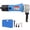 Blue 47, variant on Electric Sheet Metal Nibbler 16 Gauge Precision Metal Cutting Tool, 360° Rotation Electric Cutter for Automotive and HVAC, Blue Plastic Body, 10.25x3x7 Inches