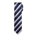 thumbnail image 2 of Jacob Alexander Men's Woven Chevron Stripes Pattern Slim 2.5 inch Width Neck Tie - Pink, 2 of 7