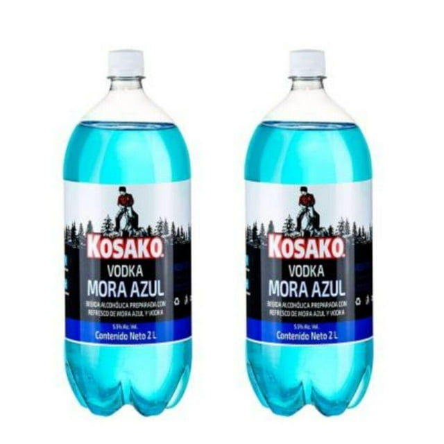 Pack de 2 Fusión Kosako Vodka/Mora Azul 2 L Kosako Vodka/Mora Azul