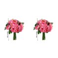 thumbnail image 2 of Inteprter Ramo de simulación de flor de peonía artificial de 10 cabezas, decoración para el hogar, fiesta de boda, flor falsa Type3 NO3 Inteprter CBP126488, 2 of 6