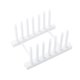 thumbnail image 1 of Escurridor de platos de placa ABS, organizador de tapa de olla, estante desmontable, herramienta de cocina (blanco), 1 of 2