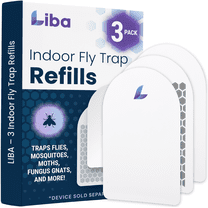 Liba Fly Trap Refills Pack of 3 for Indoor Insect Control