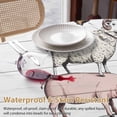 thumbnail image 4 of Farmhouses Animal Round Tablecloth 54 inches Cow Sheep Pig Chicken Wood Grain Waterproof Oil-Proof Table Cloth Round Table Cover for Holiday Party Picnic Dinner Decor Indoor and Outdoor Use, 4 of 9