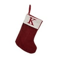 thumbnail image 2 of KCEHTA Christmas Stockings with Initials, Embroidered Personalized Knit Christmas Stocking Red and White Knitted Christmas Stocking for Family Holiday Party Fireplace Hanging Decorations, 2 of 7