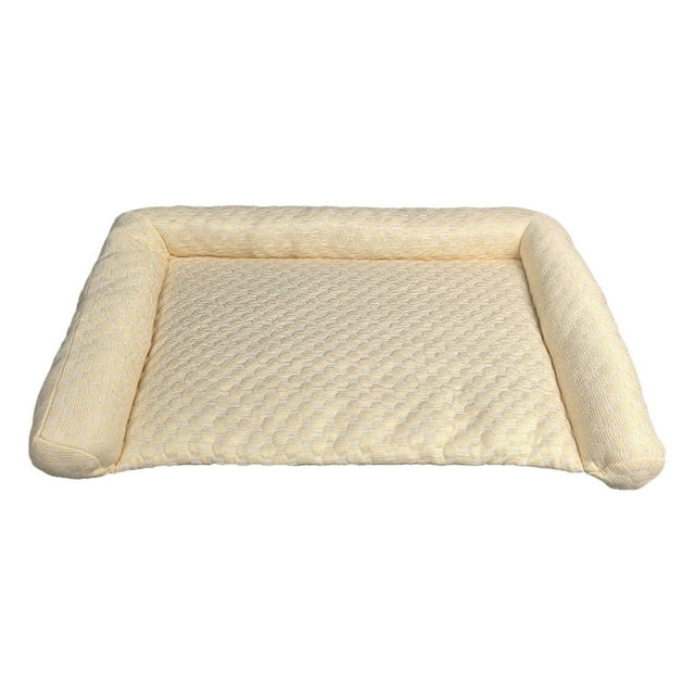SDNall Summer Pet Ice Mat for Dogs Cats, Soft Breathable Dog Bed Mat with Shape Retention, Stain Resistant Pet Pads for Dog Cat Bed, Cooling Mat for Summer
