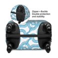 thumbnail image 4 of Kdxio Blue Snake Pattern Luggage Cover for Travel,Elastic and Durable,Fits 18-32 Inch,-No luggage included, 4 of 8