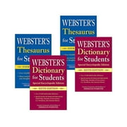 Merriam-Webster Websters For Students Dictionary & Thesaurus Shrink-Wrapped Set, 2 Sets