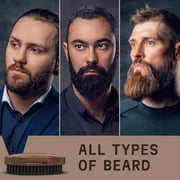 Striking Viking Beard Brush for Men with Natural Boar Bristles & Beech Wood Handle Grooming
