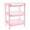 Pink, variant on XGFHYJEH Storage Shelves for Kitchen, Bedroom, Bathroom, 3 Tire Plastic Shelves, Storage Shelf Rack, Storage Shelf Unit, Storage Rack, Storage Racks and Shelving for Small Spaces