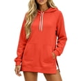 thumbnail image 3 of jiaxiM Womens Warmy Sweatshirt Oversized Hoodie Dress with Pockets Shirt Dresses for Women 2026 Women's Fashion Hoodies Lightweight Hoodies for Women, 3 of 5