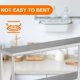 thumbnail image 4 of 48x12 pulgadas adjustable stainless steel double overshelves 2 niveles heavy duty commercial estante para kitchen prep mesa worktable restaurant, 4 of 7