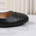 thumbnail image 6 of Womens Classic Mary Jane Flats 2026 Trend Comfortable Low Heel PU Faux Leather Shoes Non-Slip Adjustable Strap Dress Flats for Work Office Casual,Size 9.5, 6 of 9