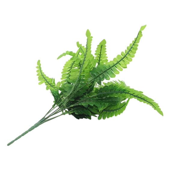 WHAMVOX Silk Cloth Artificial Fern Leaf Garland for Home Decor Green Plants Garland 12.5 Inches