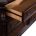 thumbnail image 6 of Pemberly Row Contemporary Dark Brown 8 Drawer Double Dresser, 6 of 10