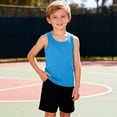 thumbnail image 5 of CHEEREAM 5 Pack Kids Active Tank Top Crew Neck Sleeveless Athletic Shirt Girls Daily Wear Blouse Lightweight Breathable, 5 of 8