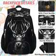 thumbnail image 2 of Herdesigns Cool Backpack with Lunch Box Deer Lightweight Large Travel Work Laptop Backpacks Set Casual Daypacks, 2 of 8