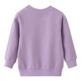 thumbnail image 3 of Yindaity Hoodies for Girl Toddler Boys Sweatshirts Patterned Long Sleeve Pullover Crewneck Tops Shirts(Purple,7-8 Years), 3 of 9