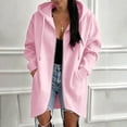 thumbnail image 4 of Perfectbot Women's Hooded Zip Up Jacket, Full Zip Fall Hoodie with Drawstring & Side Pockets, 4 of 6