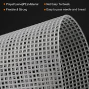 Plastic Mesh Canvas Sheets Blank Canvas White for Embroidery Needlepoint, Knit Crochet Yarn Crafting, 7.87x12.6