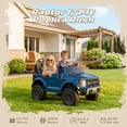 thumbnail image 6 of iYofe 24V 2 Seater Licensed Ford F-150 Raptor Powered Ride-On Truck with Remote & Safety Belt, Blue, 6 of 9