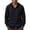 Black, variant on Dagugfen Cotton Button down Shirts for Men Hoodie Long Sleeve Lightweight Vacation Beach Breathable Shirts