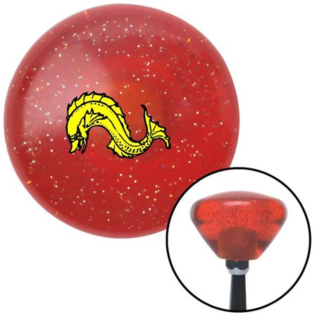 American Shifter Golden Dolphin Orange Retro Metal Flake Shift Knob with M16 x 1.5 Insert Shifter