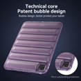 thumbnail image 3 of Jiahe Cover For iPad 10th Generation 2022 10.9 inch,Shockproof Down Jacket Style Soft TPU Puffer Tablet Case Cover,Purple, 3 of 9