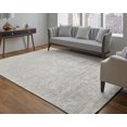 thumbnail image 6 of Feizy Eastfield Modern Abstract, Ivory, 1'6" x 1'6" Swatch Sheen Handmade Casual Distressed Design Carpet for Living Dining Bed Room, 6 of 8
