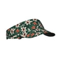 thumbnail image 2 of Xecao Lilies Flowers for Adult Sun Cap offers versatile sun protection with adjustable Velcro for a secure fit., 2 of 8