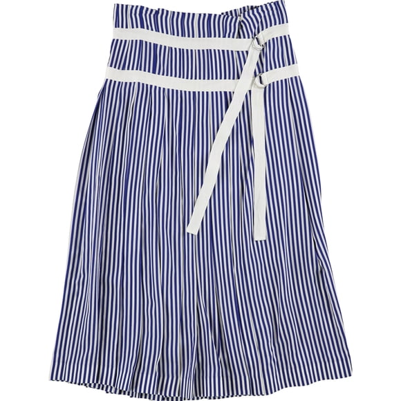 Falda plisada a Rayas Joseph Clyde para mujer Azul 8