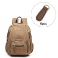 thumbnail image 4 of serony 6x Zipper Pull Tab Fixer Zipper Tags Leather DIY Craft for Boot Bag Backpack Coffee, 4 of 8