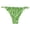 Bamboo Green, variant on Seamless Zebra Print No-Show Thong (Women)