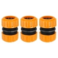 thumbnail image 1 of Conector de reparación de manguera 11/16", extensor, 3 piezas, conectores de manguera de jardín de plástico, Marigold, 1 of 1