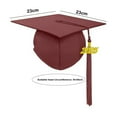 thumbnail image 2 of ievspot  Graduation Cap with 2025 Tassel Class of 2025 Unisex Adult Matte Graduation Cap for High School Bachelor, 2 of 6