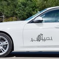 thumbnail image 3 of Walbest Car Auto Adhesive Window Door Horse Heartbeat Love Decal Sticker Decoration, 3 of 7
