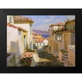 thumbnail image 2 of Obuchovsky, Yury 14x12 Black Modern Framed Museum Art Print Titled - White Town, 2 of 5