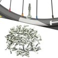 thumbnail image 4 of 300 Uds tapas de radios ligeras 14mm cubierta de radios protectores de radios tapas de extremos pezones de radios para accesorios de ciclismo BMX Plata shamjiam Niples para radios de bicicleta, 4 of 9