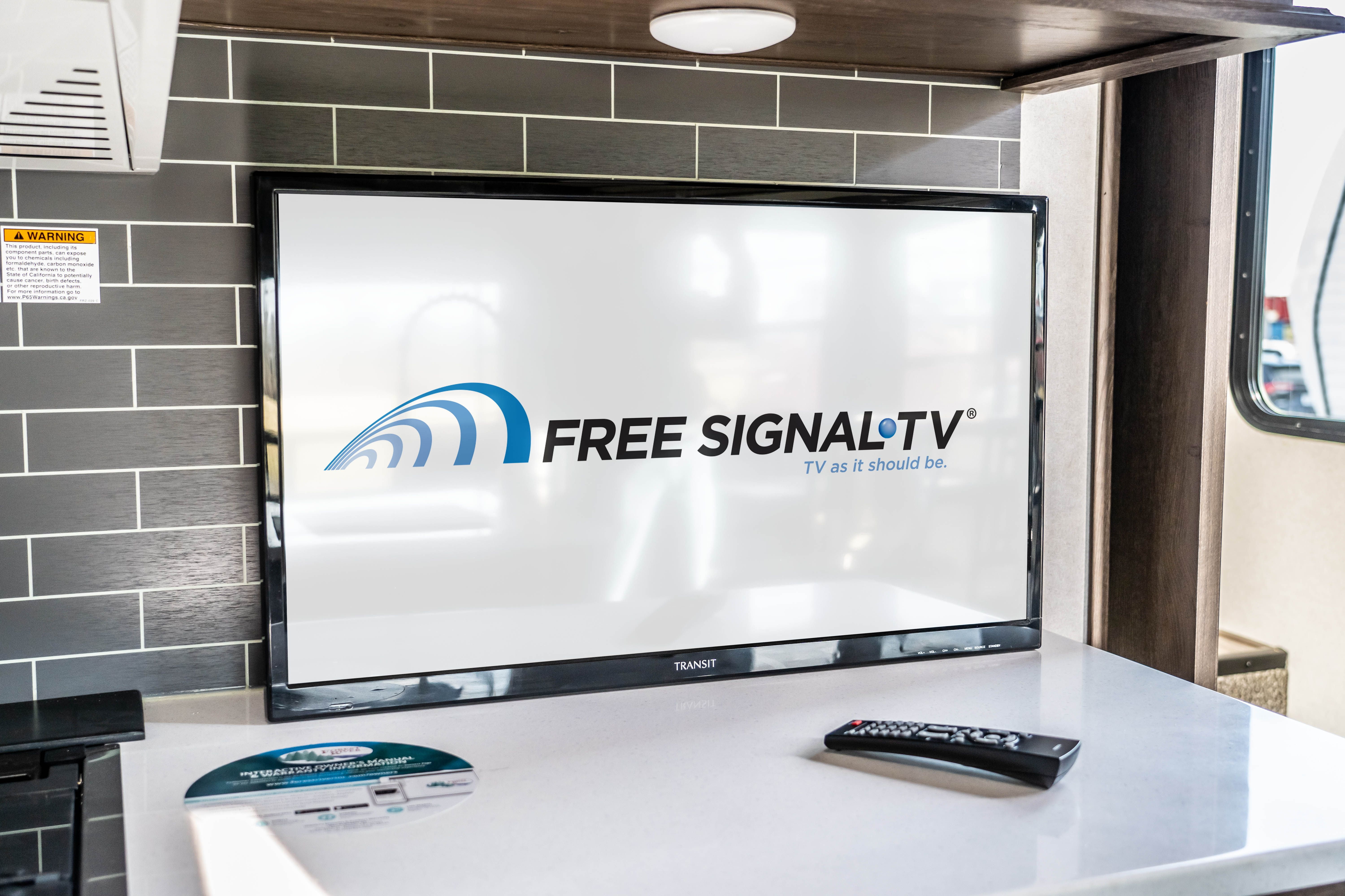 Free Signal TV Transit 22 12 Volt DC Powered LED Flat Screen HDTV for RV  Camper and Mobile Use