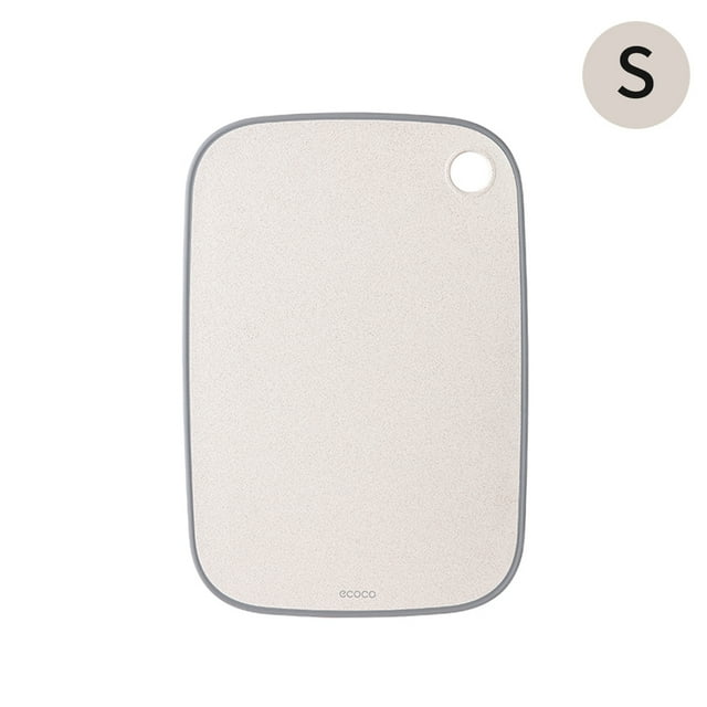 Amdohai ecoco Kitchen PP Plastic Cutting Board Reversible Cutting Board Chopping Board Wheat Straw Cutting Mat Double Cutting Anti-Slip Surface with Hanging Hole