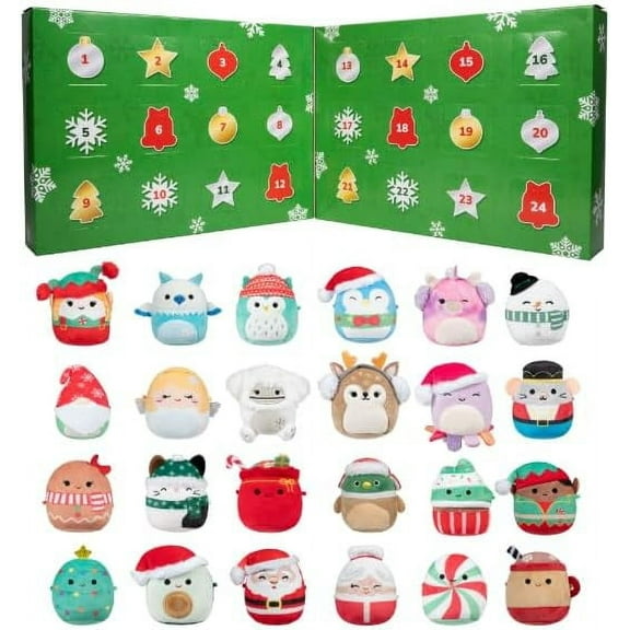 Squishmallows Original 24-Day Micromallows Holiday Advent Calendar