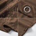 thumbnail image 4 of SNITIE Crushed Velvet Grommet Curtains, 2 Panels Luxurious Thermal Insulated Soundproof Drapes, Light-Filtering Soft Durable Window Treatments for Living Room Office, 4 of 8