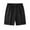 Black, variant on MIUOWANP Men's Drawstring Elastic Waist Sport Shorts with Zipper Pockets Solid Color Lightweight Breathable Wide Leg Pants Size XL(8)Black