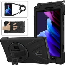 Rugged Carrying Case for 8 Inch Samsung Galaxy Tab Active3 Tablet, Black