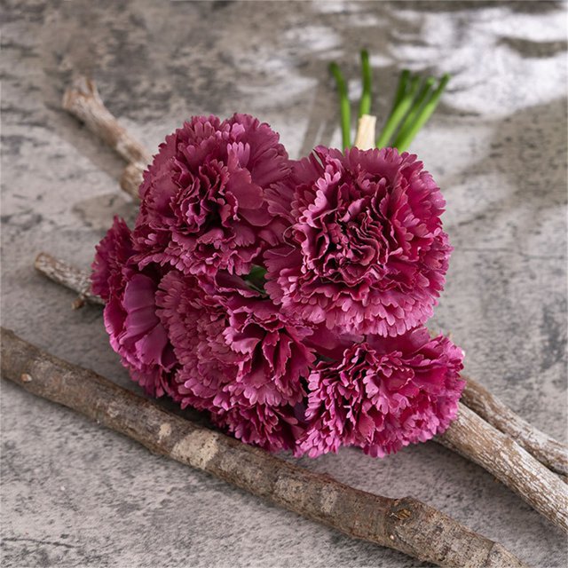 Mother's Day Home Decoration Wedding Simulation Flowers Carnation Bouquet Hand Bouquet Deals Of The Day Clearance Gifts For Womem/Men