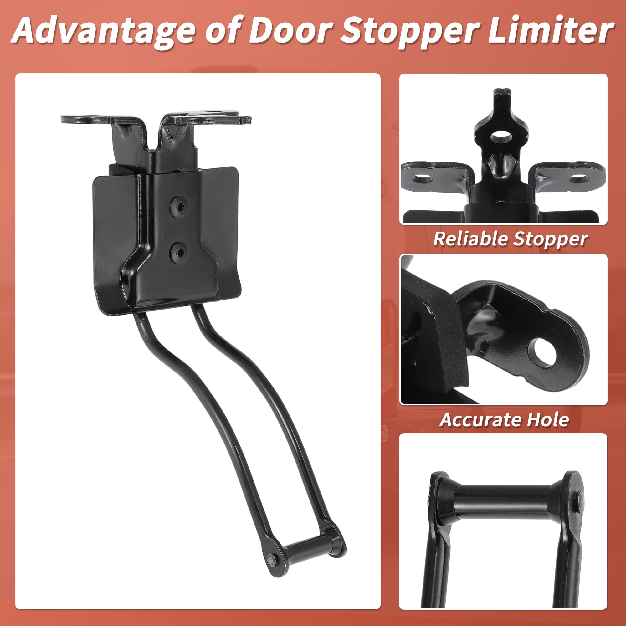 Unique Bargains Rear Back Door Check for Ford Transit MK8 2014-2019 and MK9 2019-2025