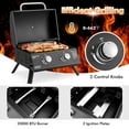 thumbnail image 6 of Furnibear 2 Burner Portable Propane Gas Grill, Black, 6 of 6