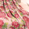 thumbnail image 3 of Pioneer Flower Floral Print Pattern Blanket,Comfortable Soft Flannel Throw Blanket,All Season,Warm Lightweight Blankets for Sofa Bed Couch Living Room Chair,60"x80", 3 of 4
